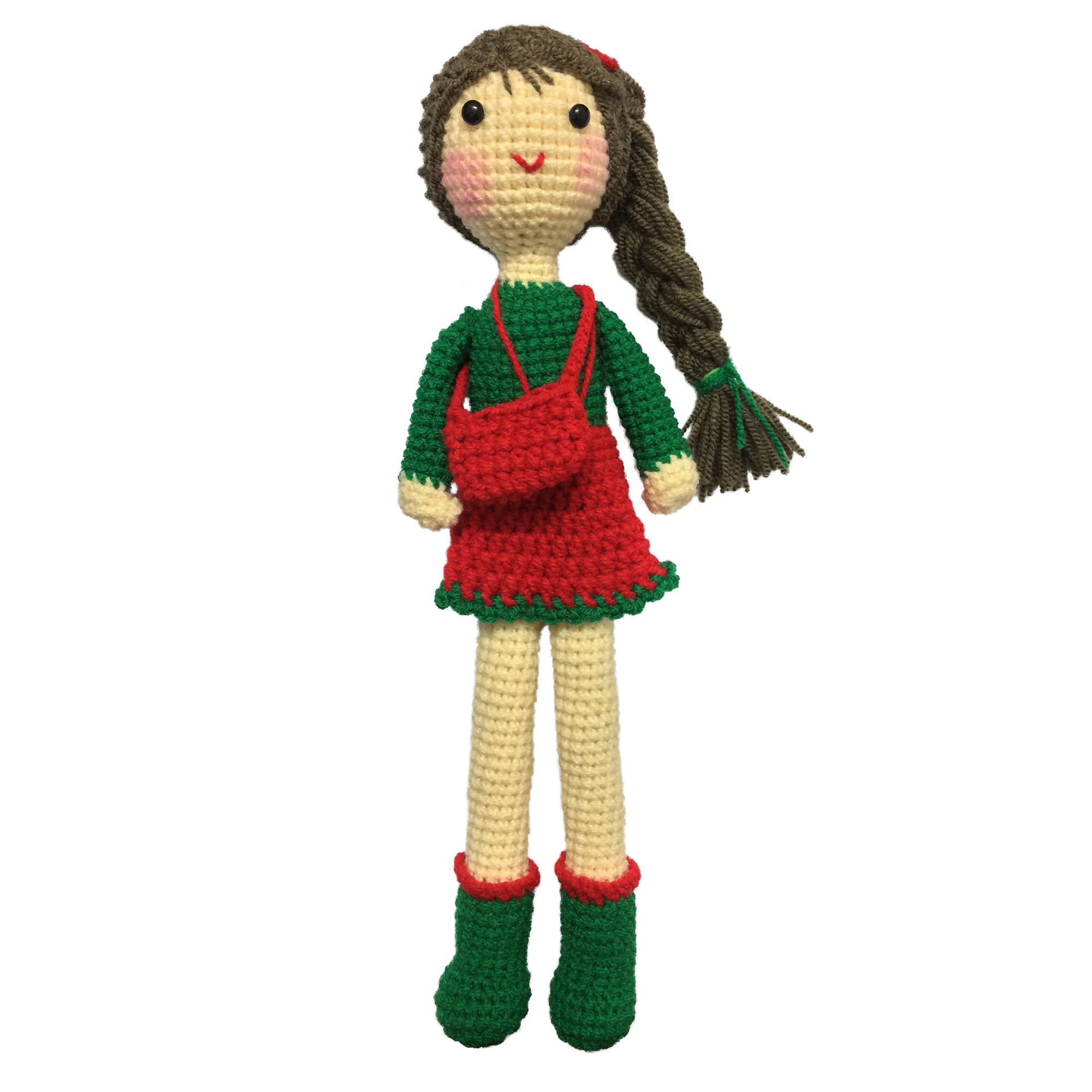 عروسک بافتنی مدل دختر کد 13