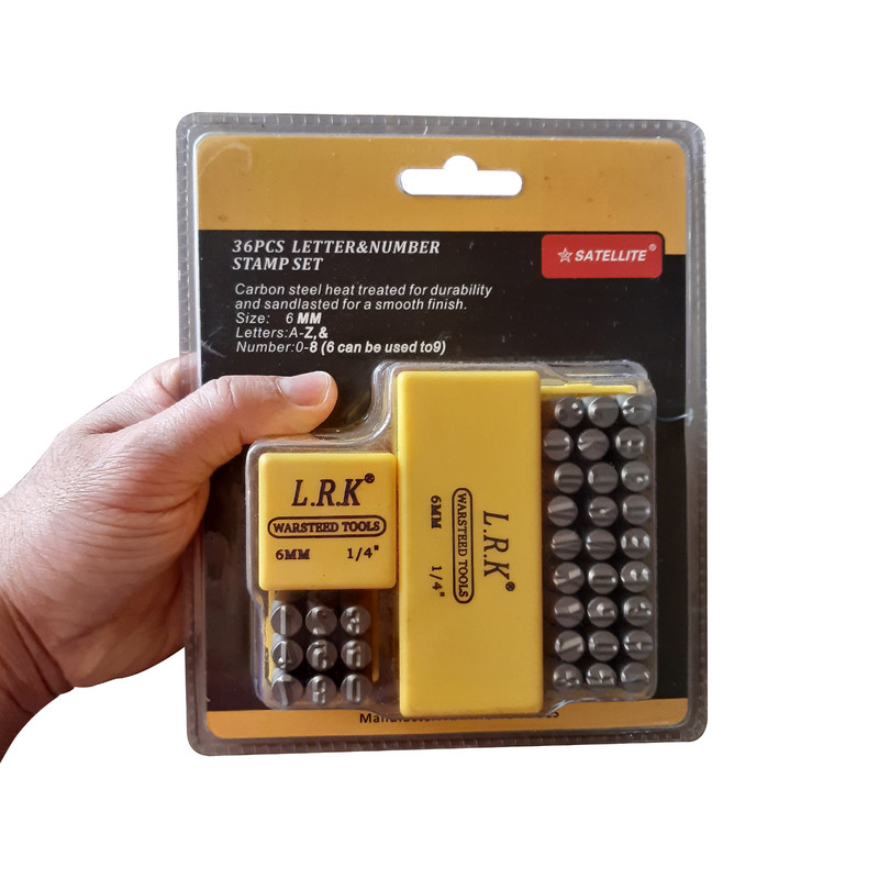 مجموعه 2 عددی سنبه عدد و حروف ساتلایت مدل LRK6