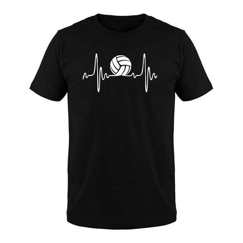 تی شرت مردانه طرح توپ والیبال کد tva58