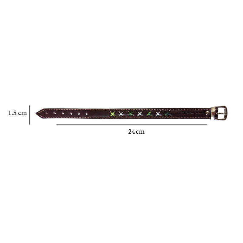 دستبند چرم وارک مدل اولگا کد rb86