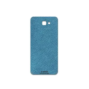 MAHOOT Blue-Leather Cover Sticker for Samsung Galaxy J7 Core