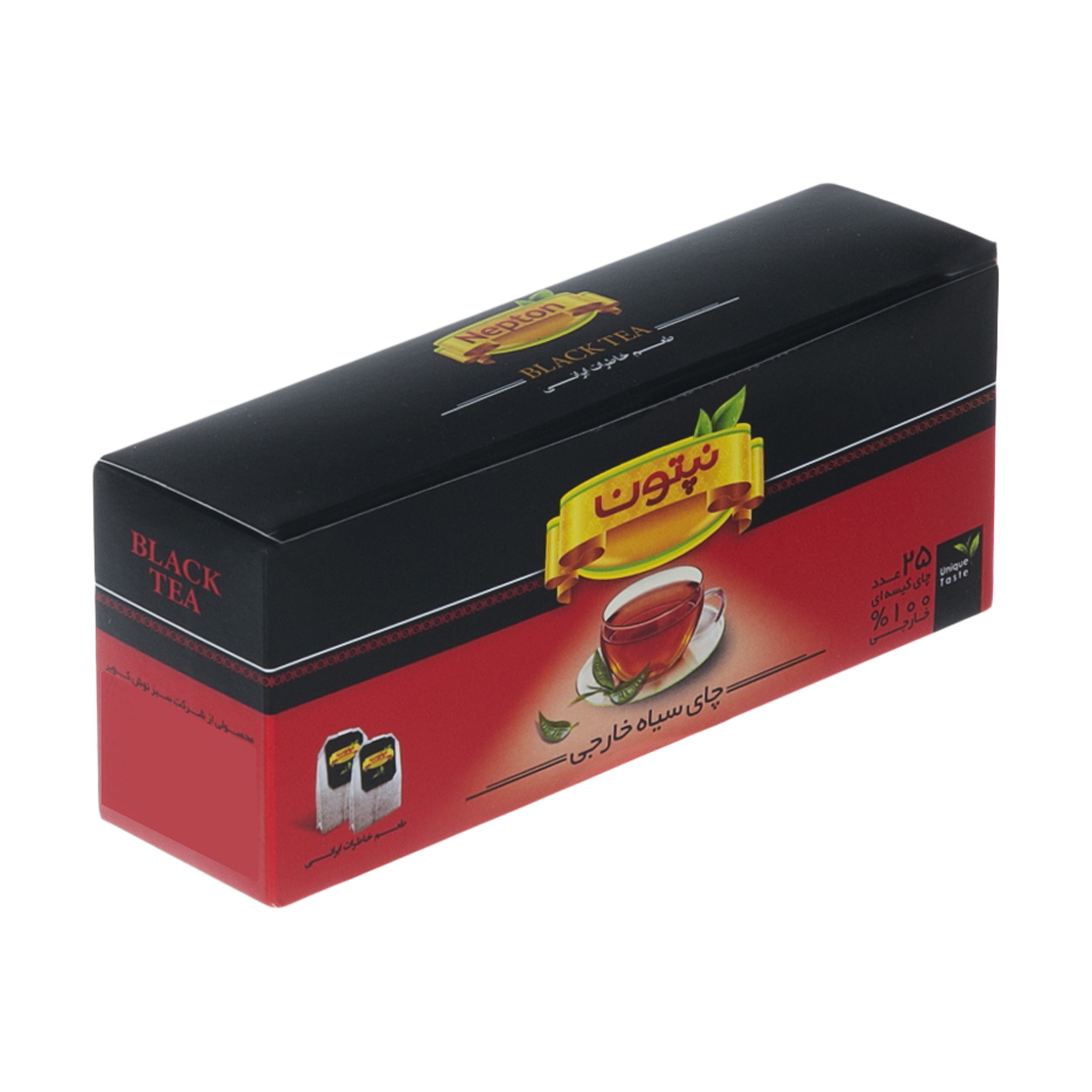چای سیاه کیسه ای نپتون بسته 25 عددی