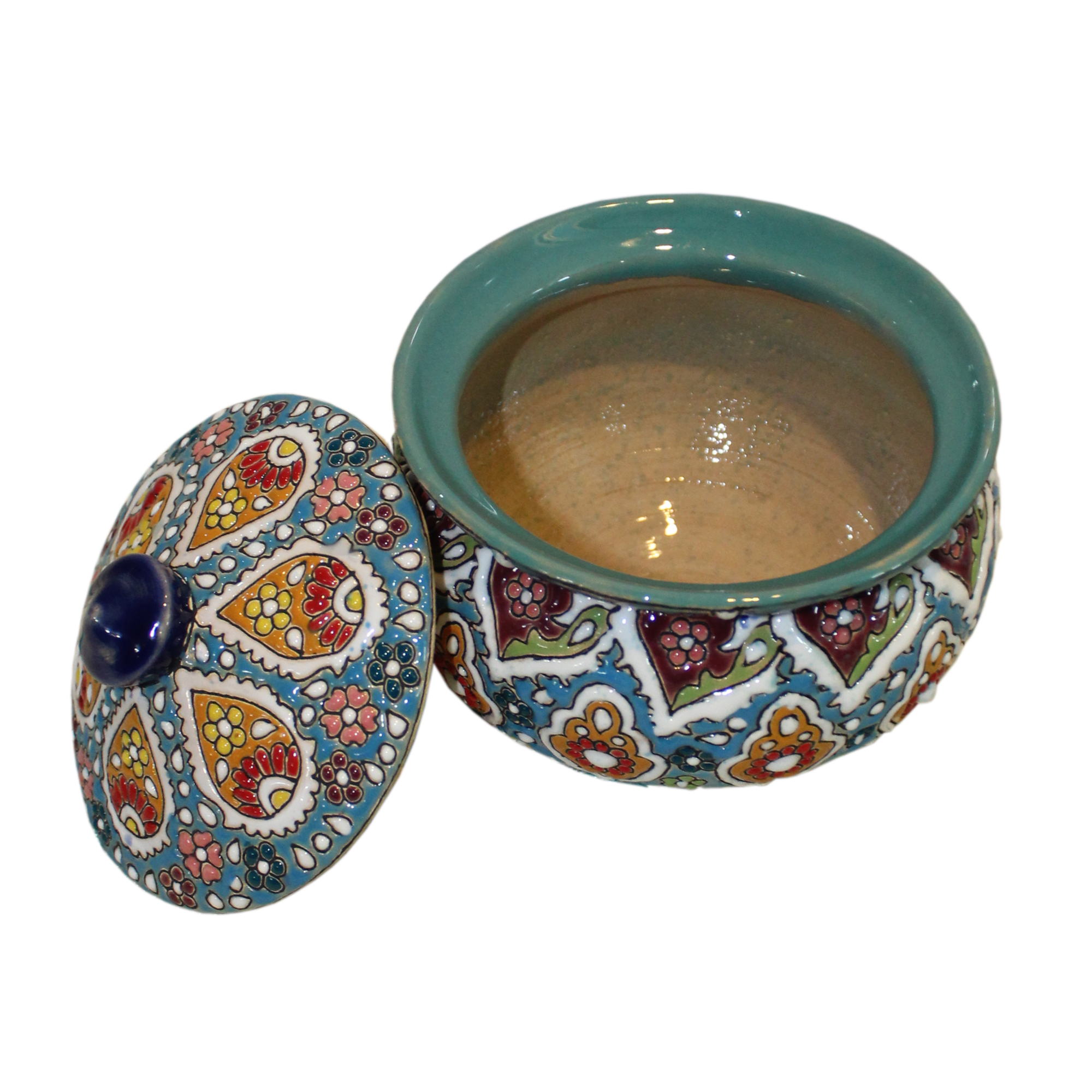 قندان میناکاری سفالی کد 30100010006