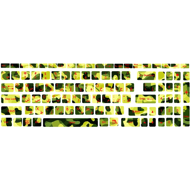 برچسب حروف فارسی کیبورد کد CH-01