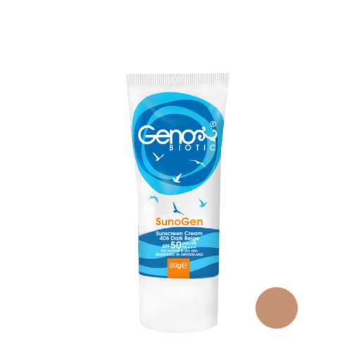  کرم ضد آفتاب ژنوبایوتیک مدل 406 وزن 50 گرم