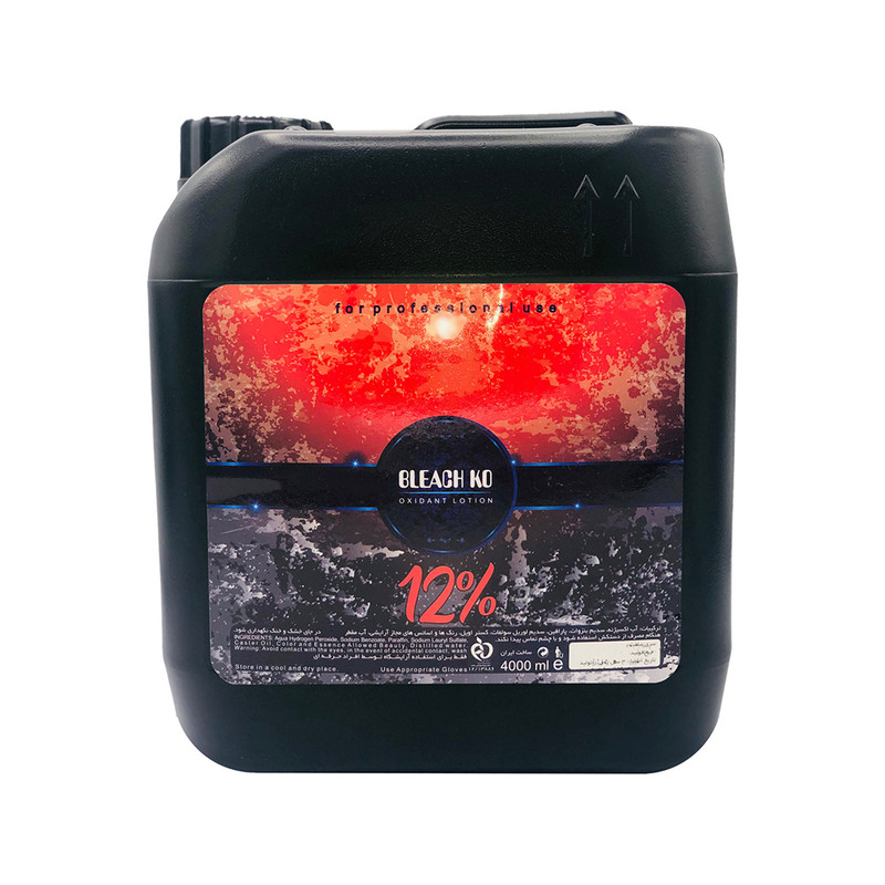 اکسیدان بلیچ کو مدل 40ٰVOl دوازده درصدی حجم 4000 میلی لیتر
