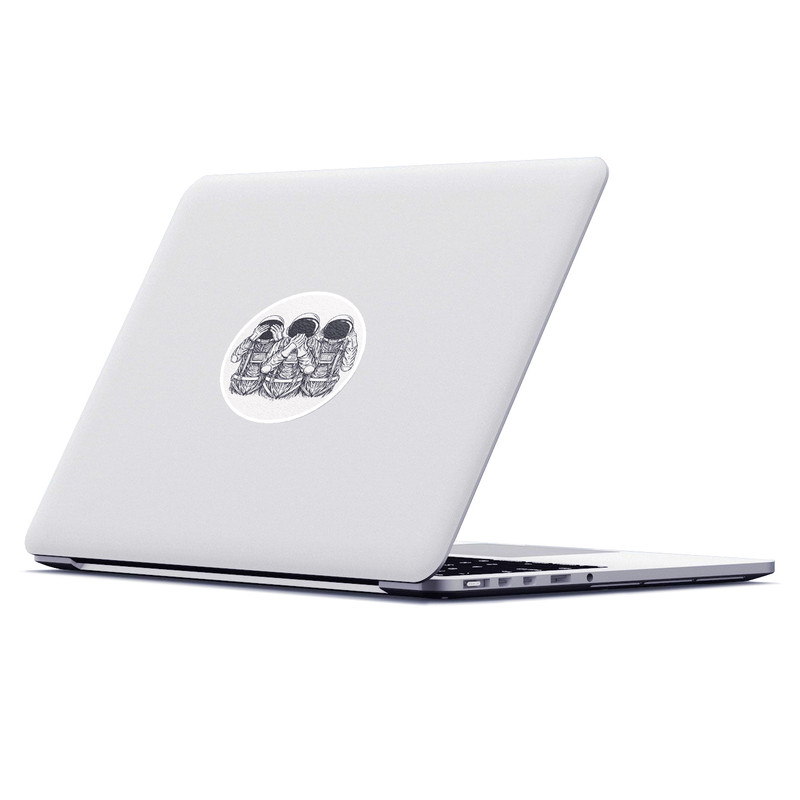 استیکر لپ تاپ ماسا دیزاین طرح فضانورد مدل STK852