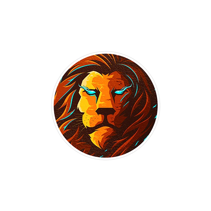 استیکر لپ تاپ ماسا دیزاین طرح شیر مدل STK865