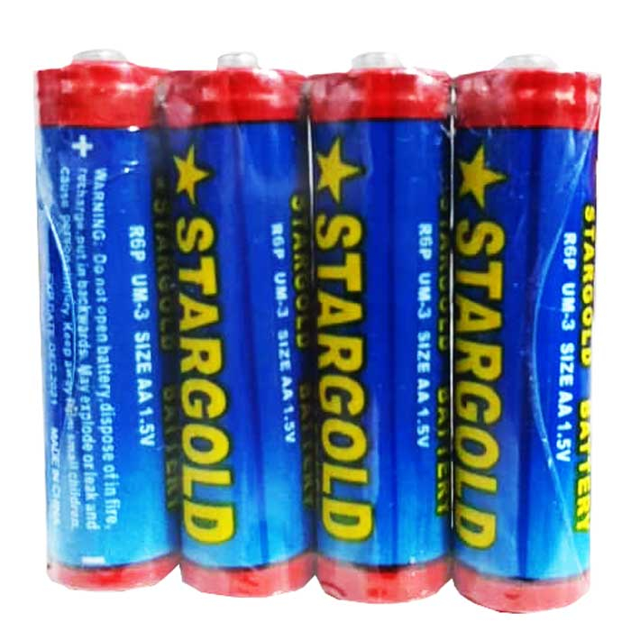 باتری قلمی استار گلد مدل R6P-UM-3 بسته 4 عددی