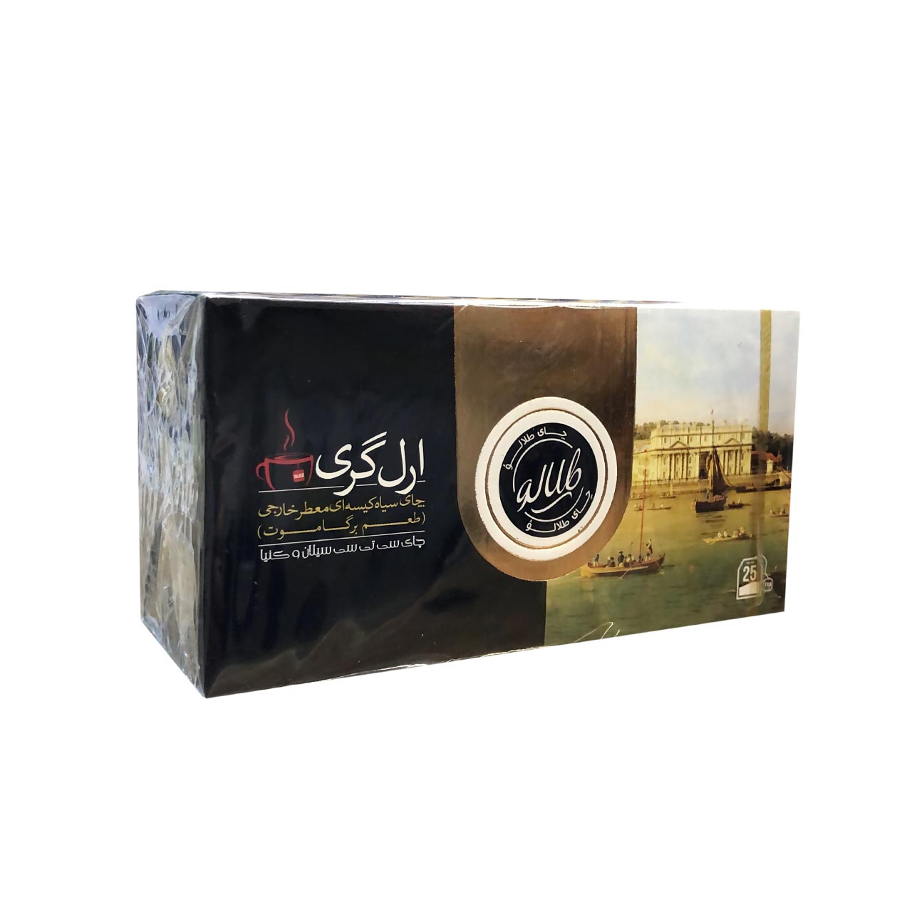 چای کیسه ای معطر طلالو بسته 25 عددی