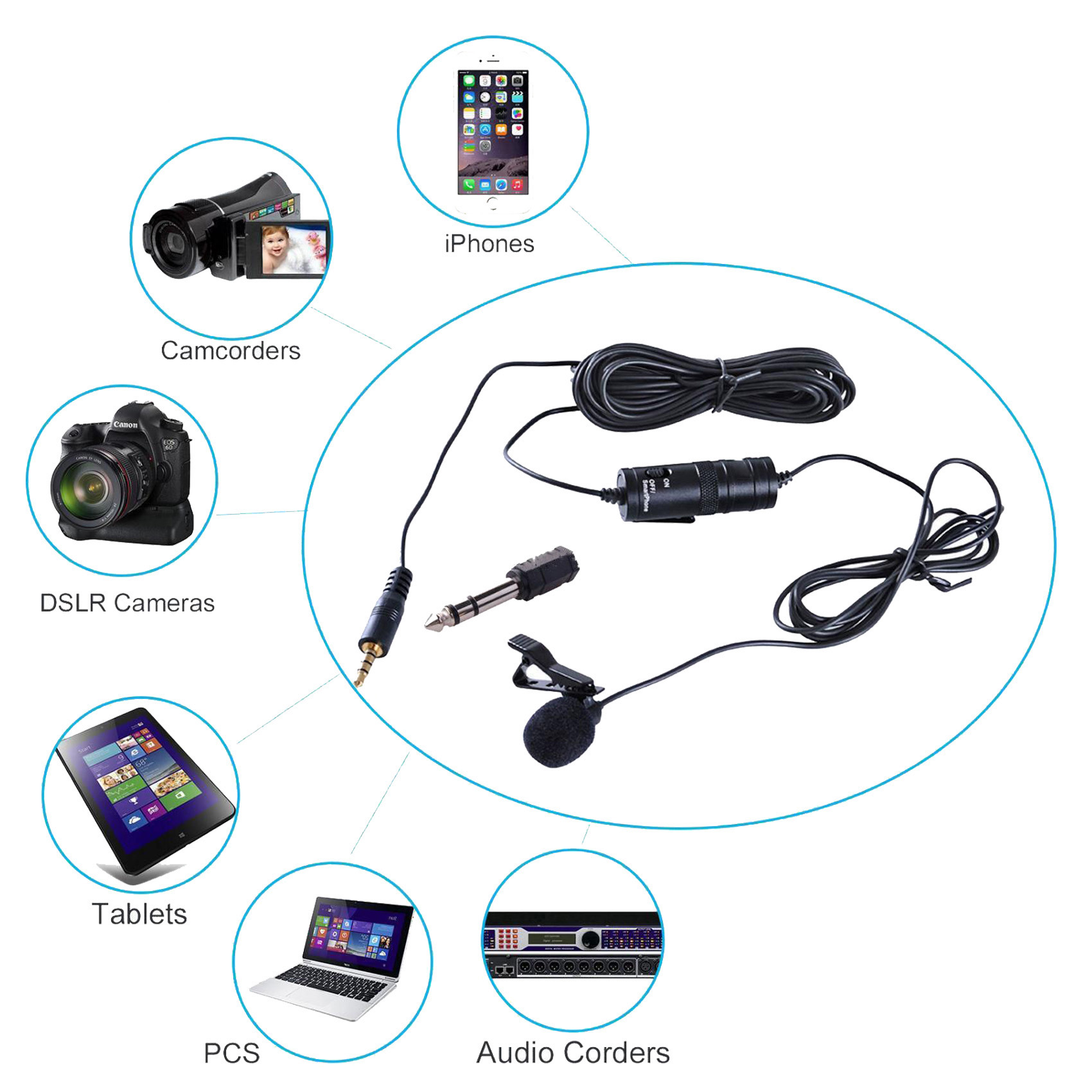 میکروفون یقه ای فری پاور مدل FB-116