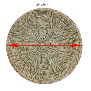 سبد حصیربافی کد 40