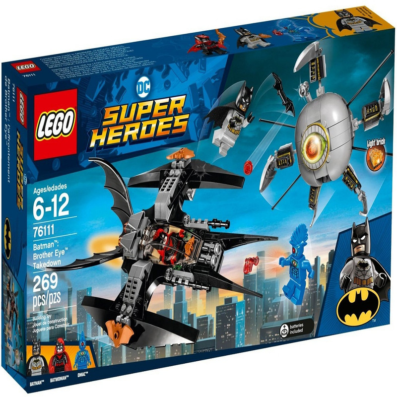 لگو سری DC COMICS SUPER HEROES مدل 76111 Brother Eye Takedown Super Heroes Batman