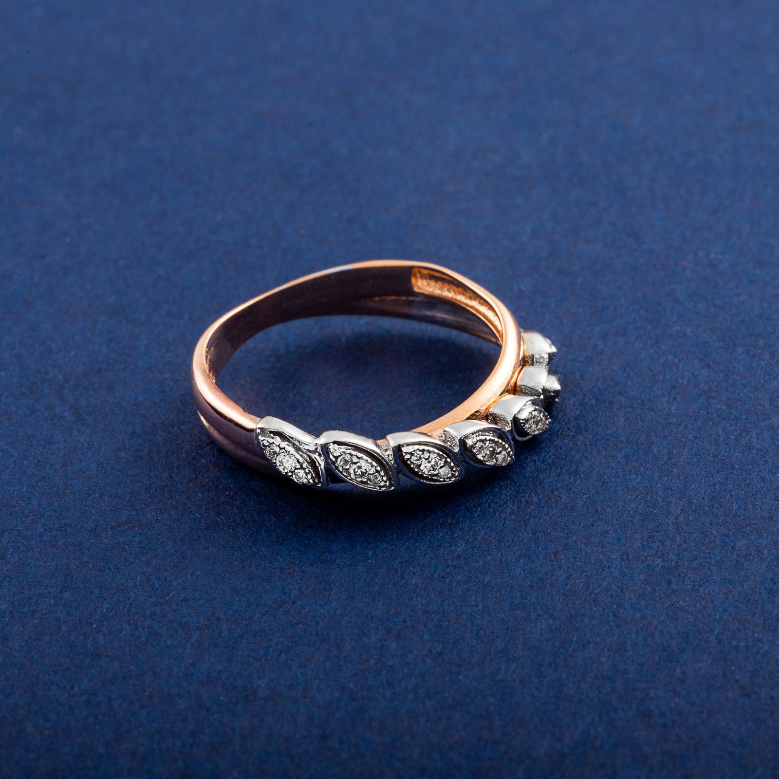 انگشتر طلا 18 عیار زنانه جواهری سون مدل 2528 -  - 4