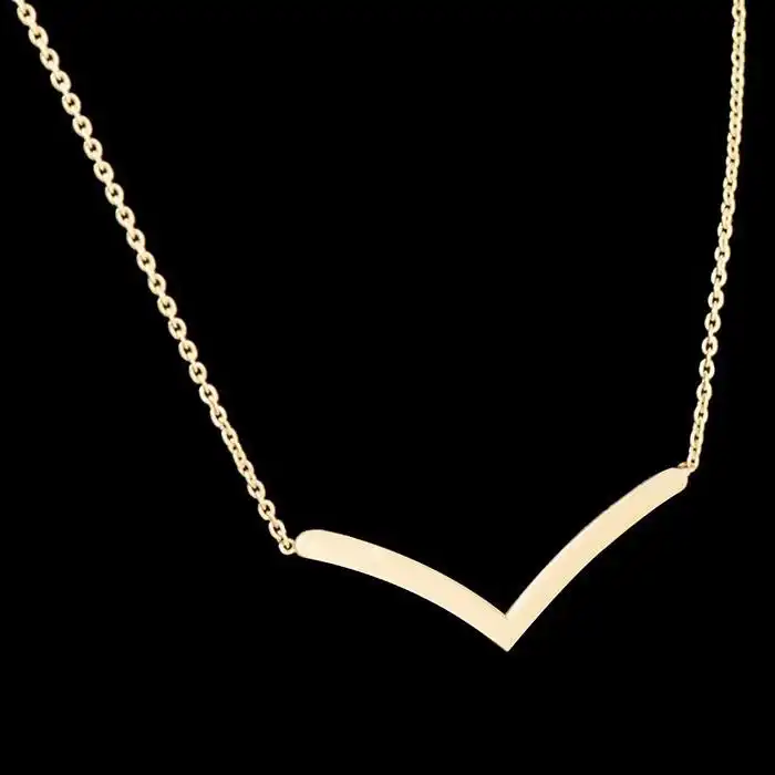 گردنبند طلا 18 عیار زنانه الن نار مدل eln205