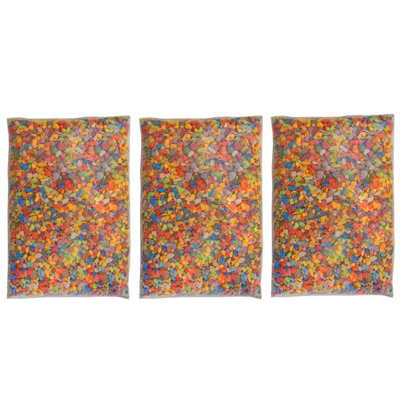 شن رنگی تزیینی مدل 303 وزن 3000 گرم بسته 3 عددی