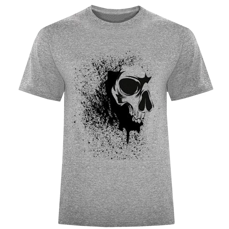 تیشرت آستین کوتاه مردانه طرح اسکلت کد F252