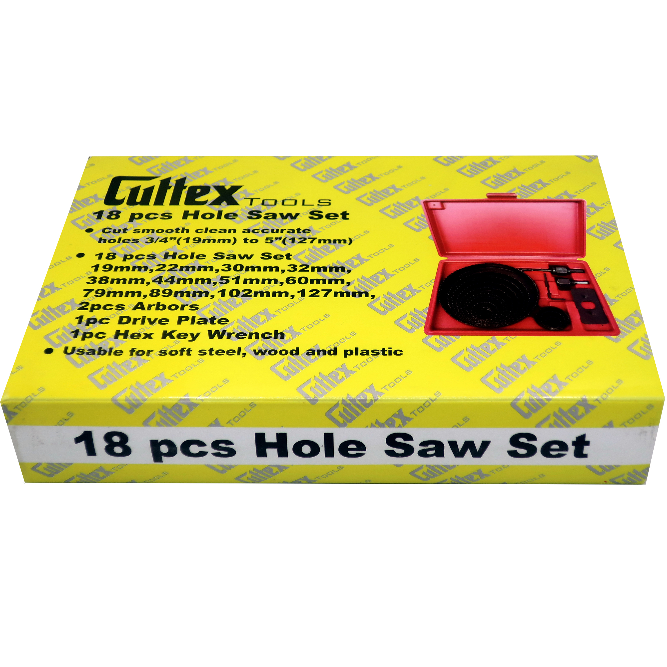 مجموعه 18 عددی مته گردبر کاتکس  کد EV-8848