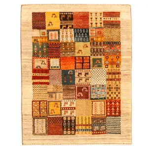 گبه دستبافت یک و نیم متری کد 96055