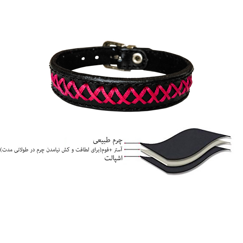 دستبند چرم وارک مدل آلما کد rb92