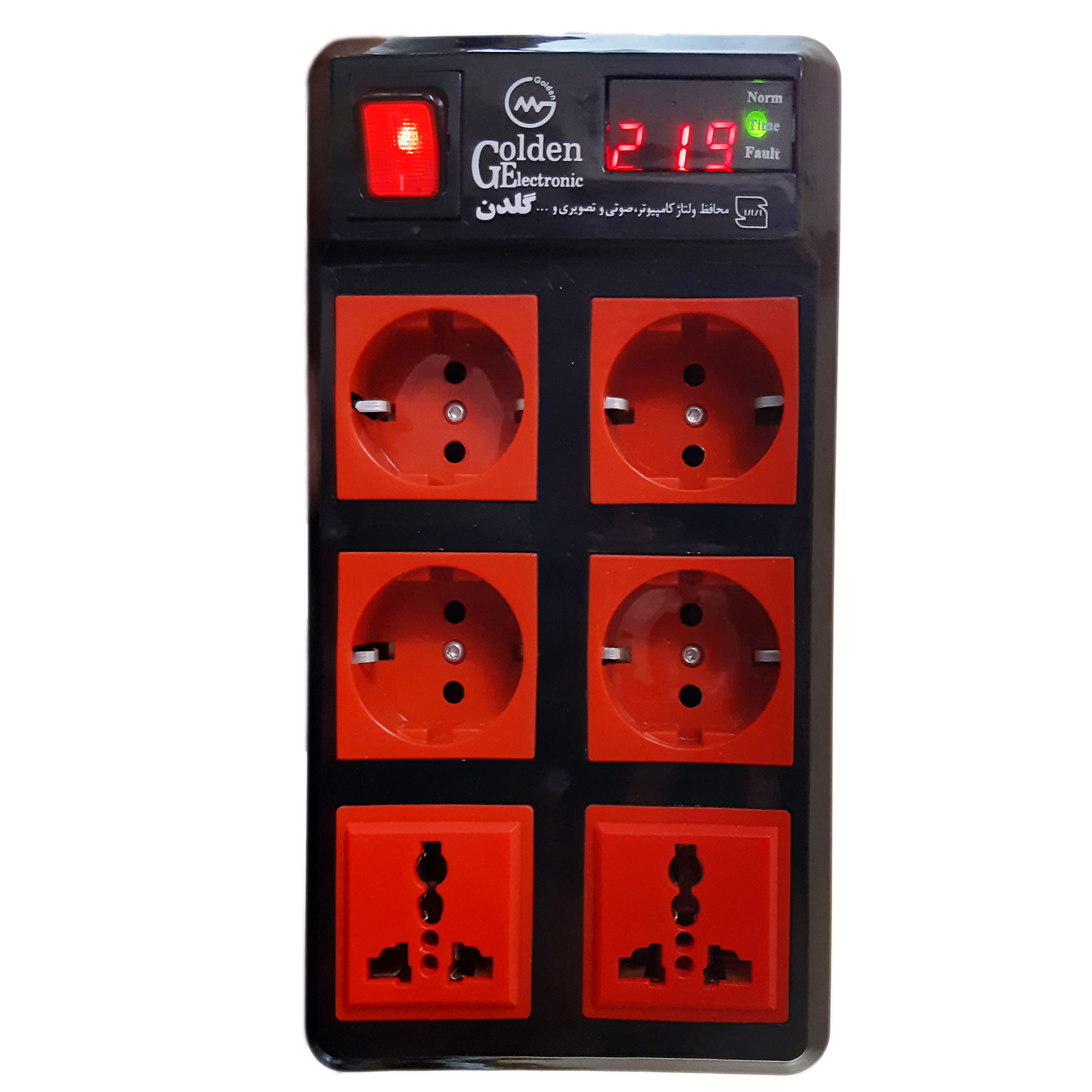 محافظ ولتاژ دیجیتال گلدن الکترونیک مدل MD62