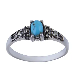  انگشتر نقره زنانه بازرگانی میلادی کد AW_191