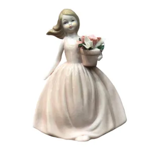 مجسمه  طرح دختر گلدان به دست کد 16718