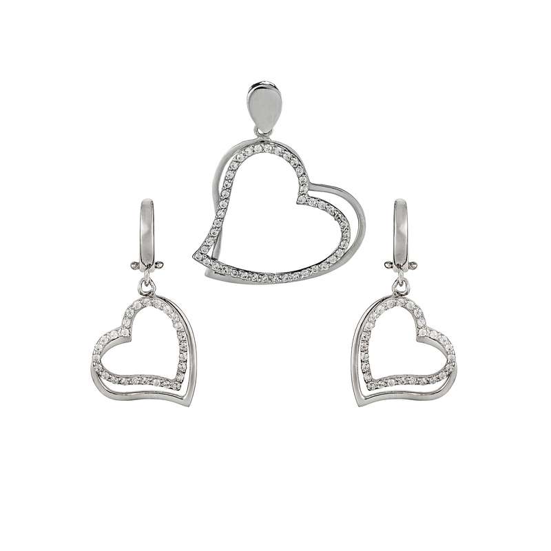 نیم ست طلا 18 عیار زنانه جواهری سون مدل 1394 نیم ست طلا 18 عیار زنانه جواهری سون مدل 1394