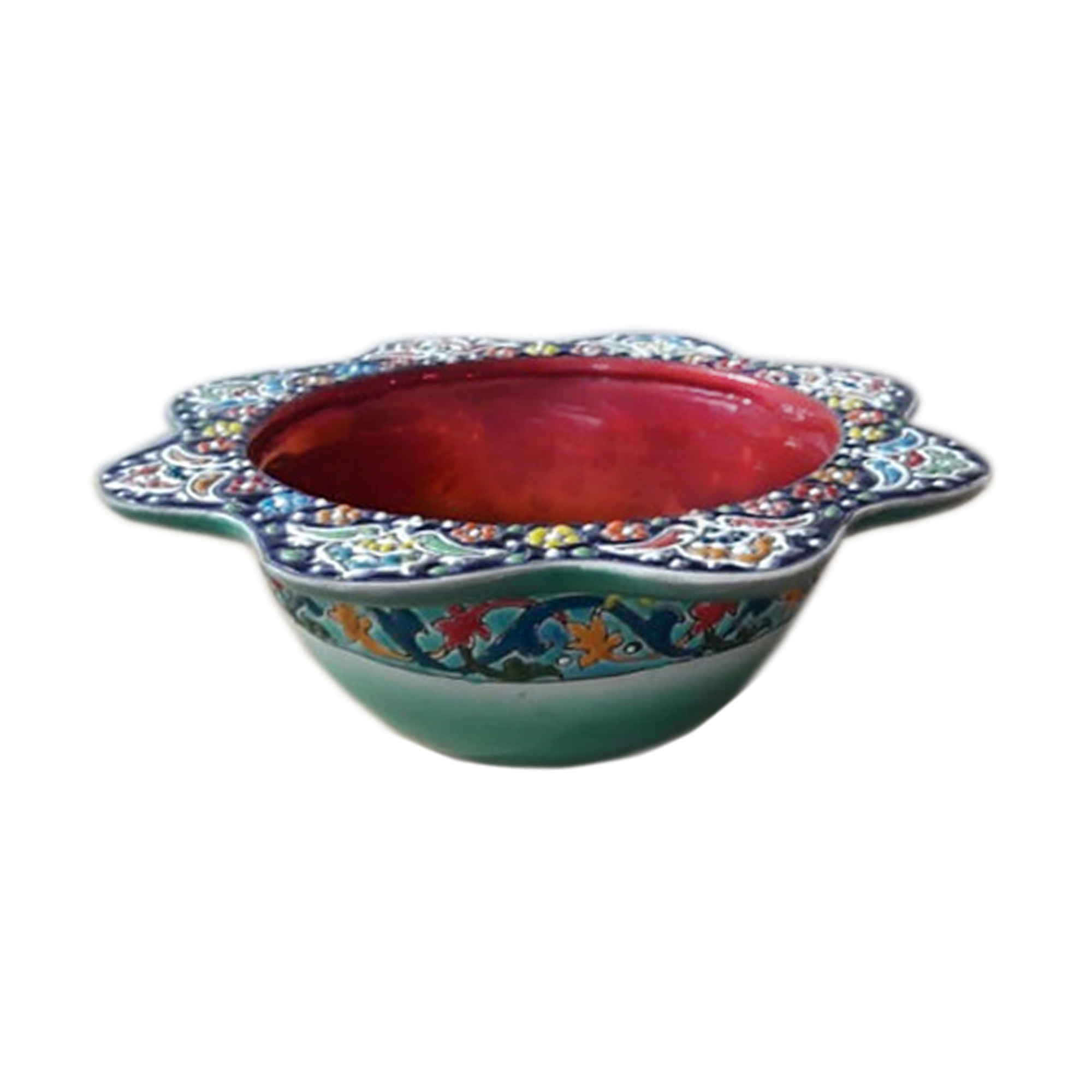 کاسه میناکاری سفالی کد 30200010003