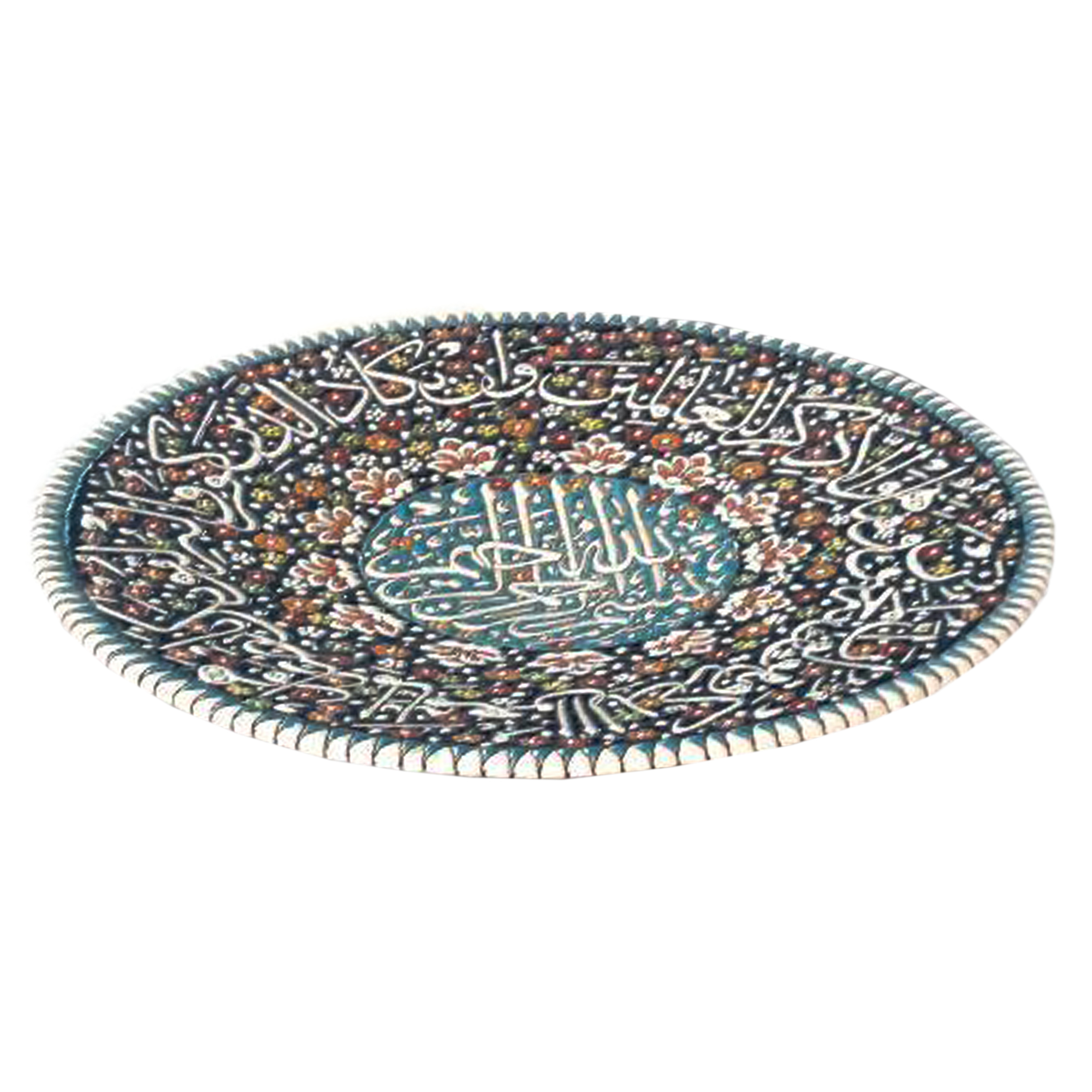 بشقاب میناکاری سفالی کد 30100010019