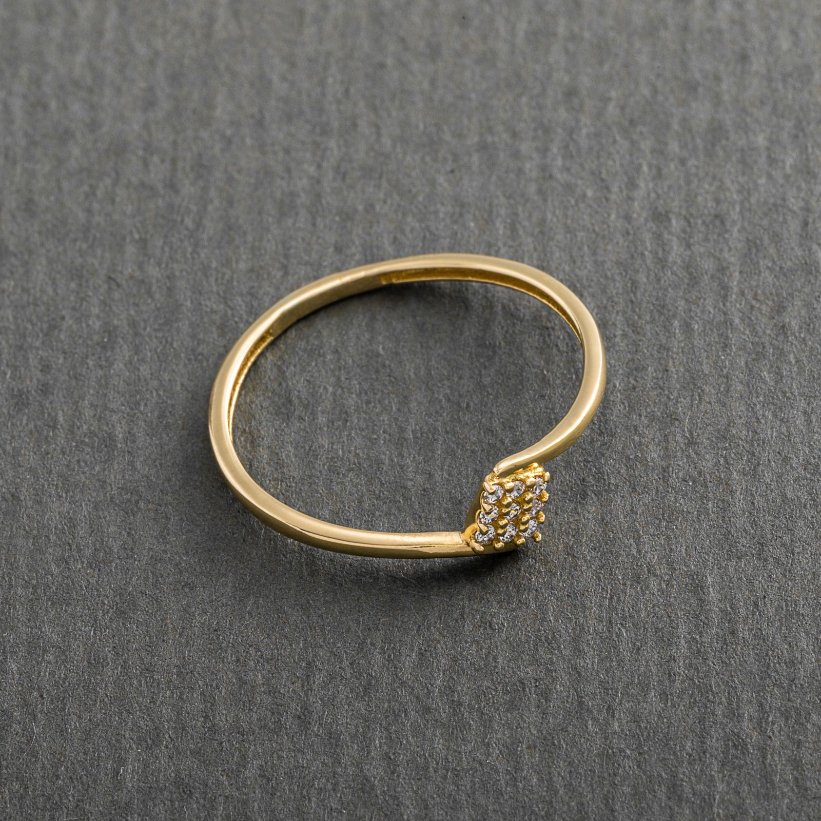 انگشتر طلا 18 عیار زنانه جواهری سون مدل 2471 -  - 4