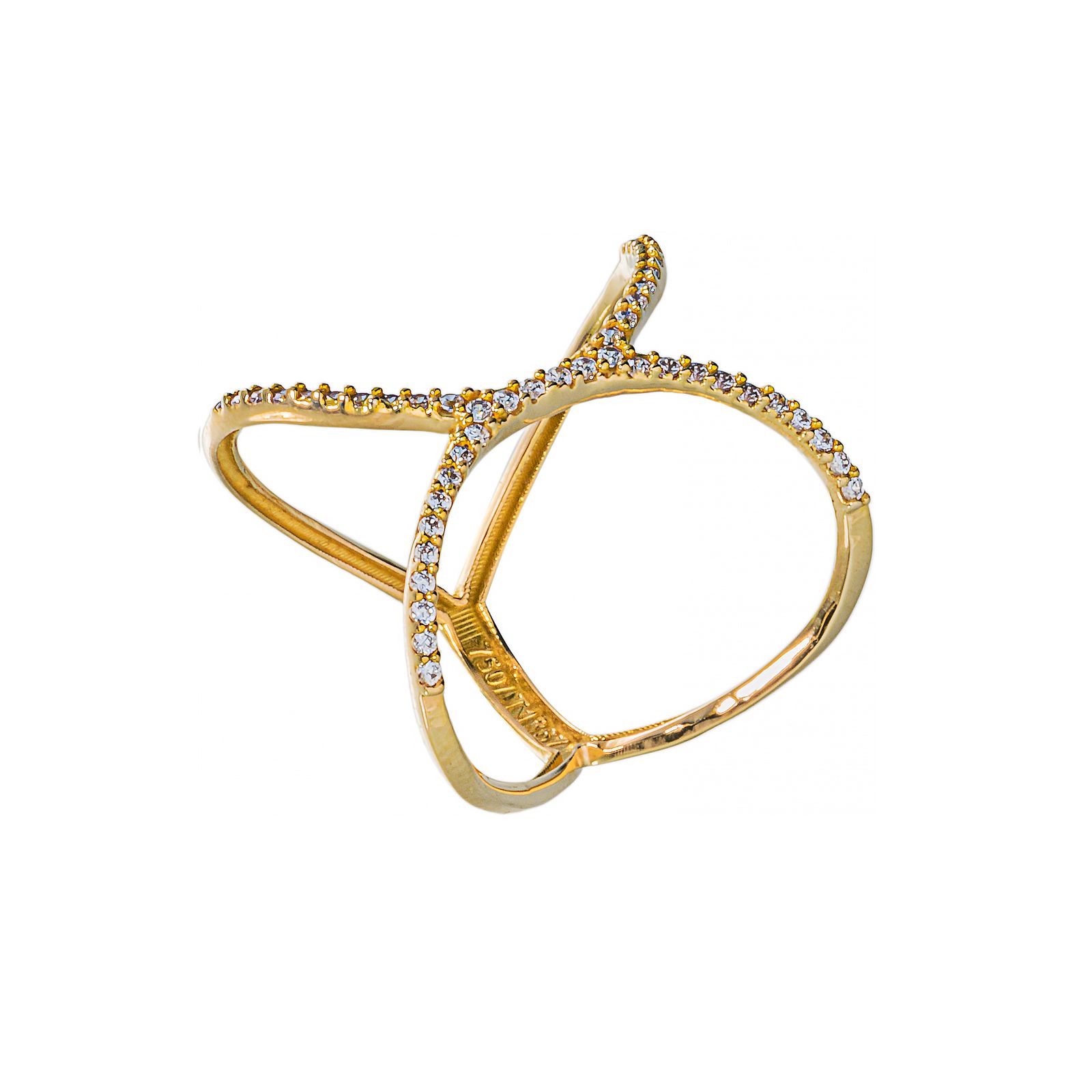 انگشتر طلا 18 عیار زنانه جواهری سون مدل 2476 -  - 5