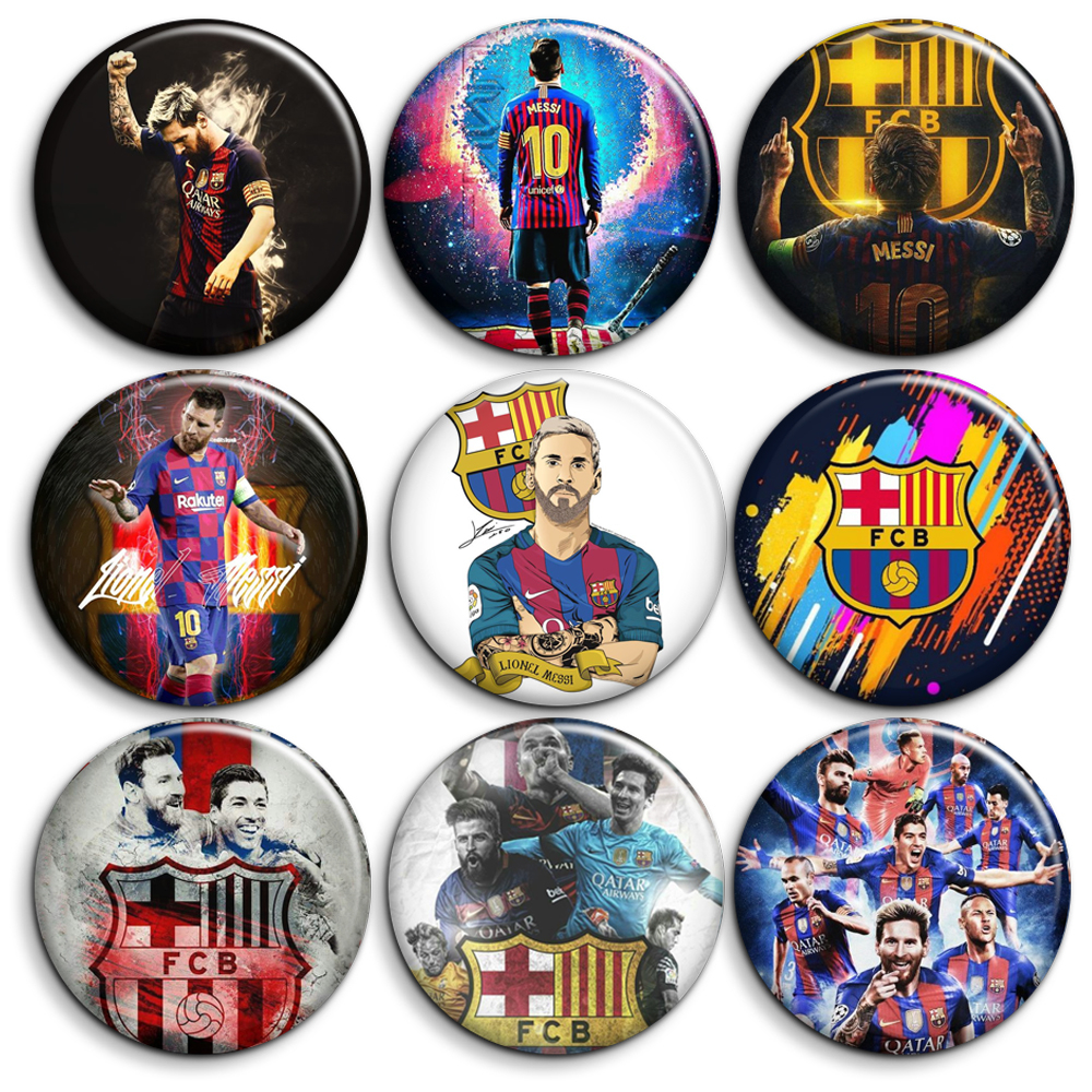 پیکسل  طرح بازیکنان بارسلونا کد 3696 مجموعه 9 عددی