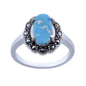  انگشتر نقره زنانه بازرگانی میلادی کد AW_193