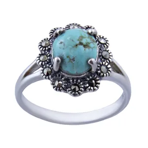  انگشتر نقره زنانه بازرگانی میلادی کد AW_194