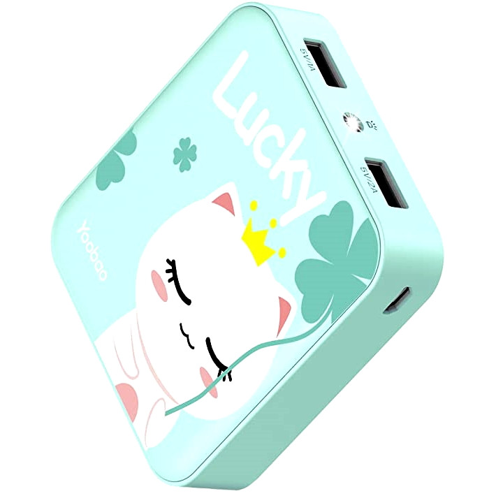 شارژر همراه یوبائو مدل Lucky ظرفیت 10000 میلی آمپر ساعت