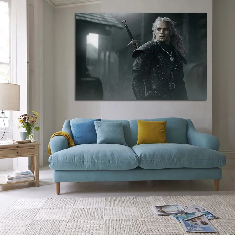 تابلو شاسی طرح the-witcher-henry-cavil مدل 136