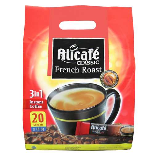 قهوه فوری علی کافه مدل French Roast-1 بسته 20 عددی