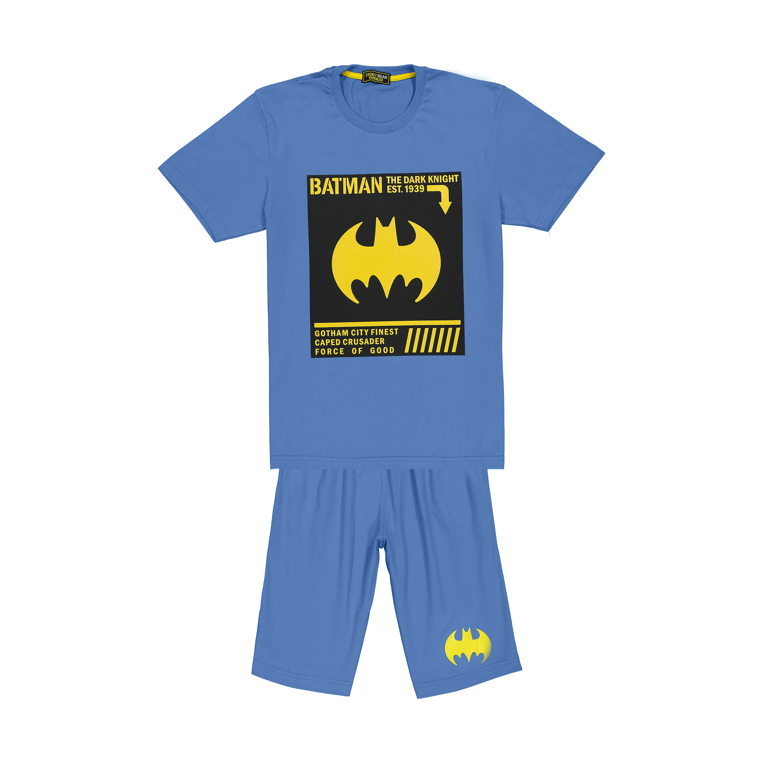 ست تی شرت و شلوارک پسرانه خرس کوچولو مدل 2011119-57