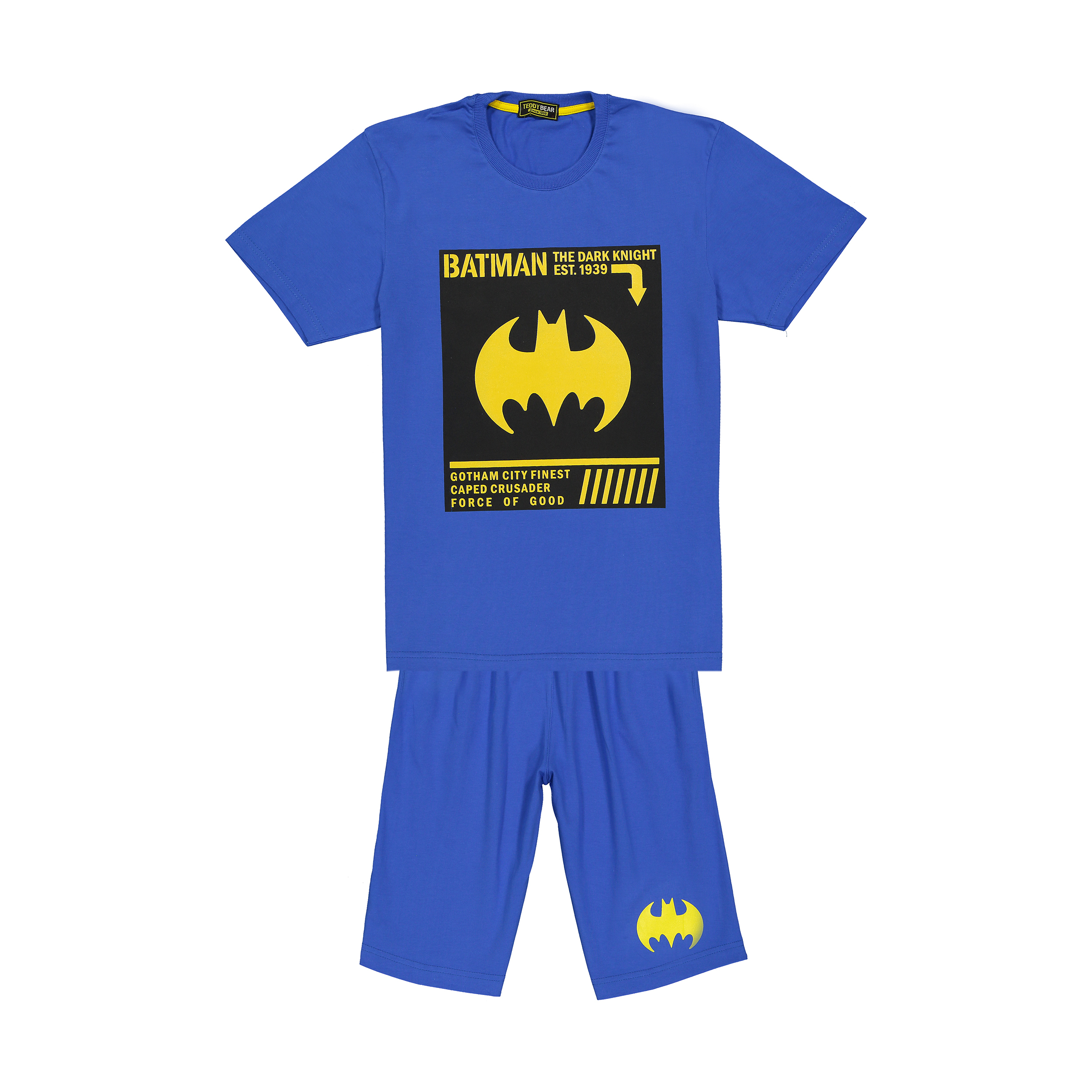 ست تی شرت و شلوارک پسرانه خرس کوچولو مدل 2011119-58