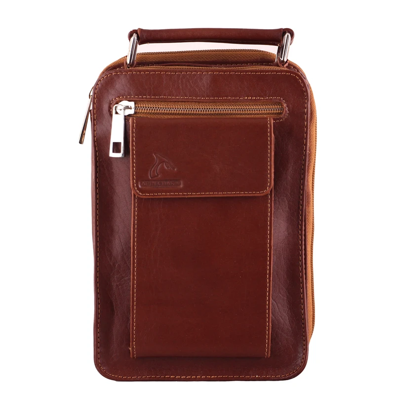 کیف رودوشی مردانه چرم بارز مدل DG10.1