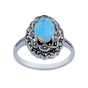  انگشتر نقره زنانه بازرگانی میلادی کد AW_198