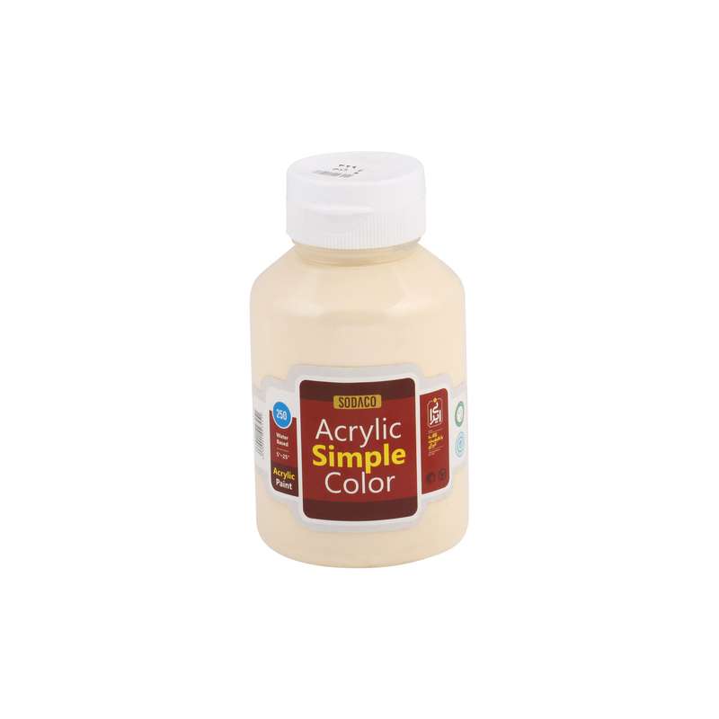 رنگ اکریلیک سوداکو مدل simple حجم ۲۵۰ میلی لیتر رنگ اکریلیک سوداکو مدل simple حجم ۲۵۰ میلی لیتر