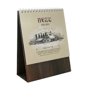 تقویم رومیزی سال 1399 طرح طبیعت فصلها کد HSE1011-01