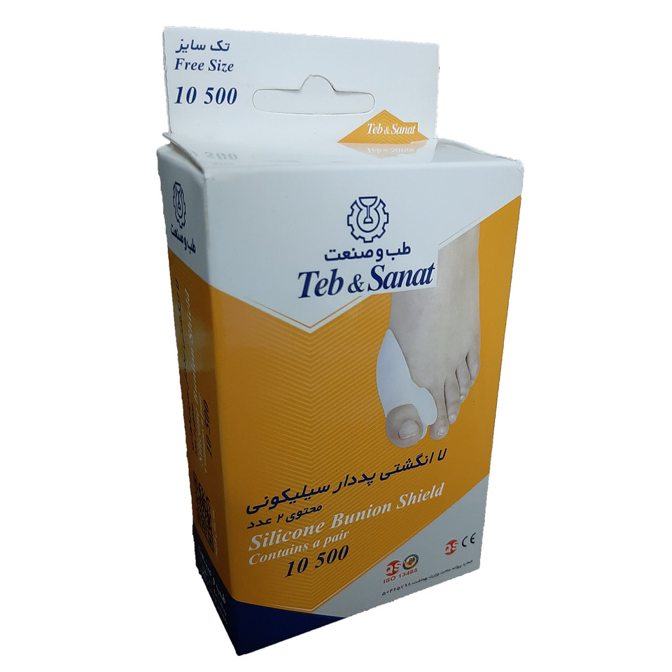 فاصله دهنده انگشت پا طب و صنعت کد 10500 بسته 2 عددی فاصله دهنده انگشت پا طب و صنعت کد 10500 بسته 2 عددی