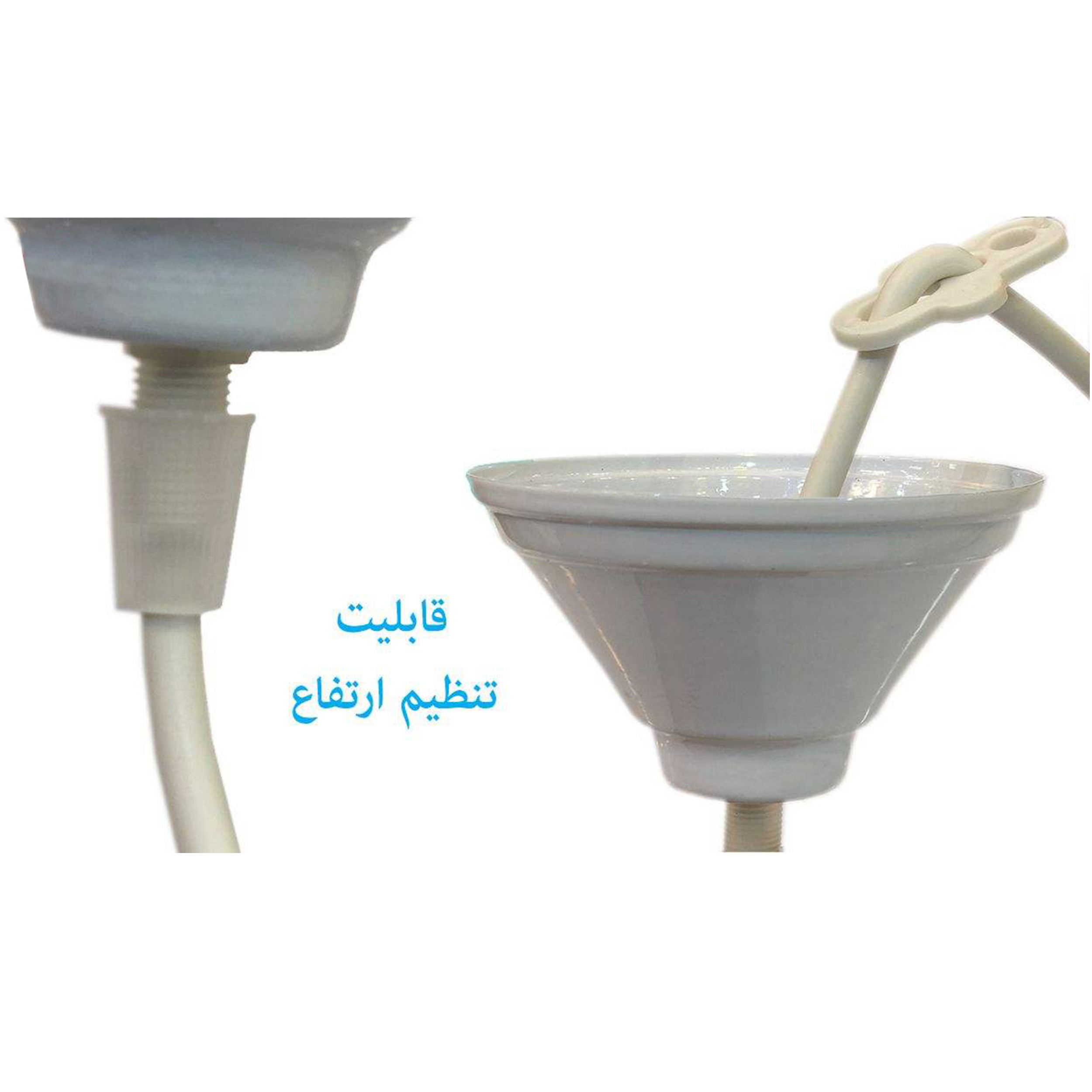 چراغ رومیزی کودک مدل دختر و هلال ماه به همراه چراغ آویز