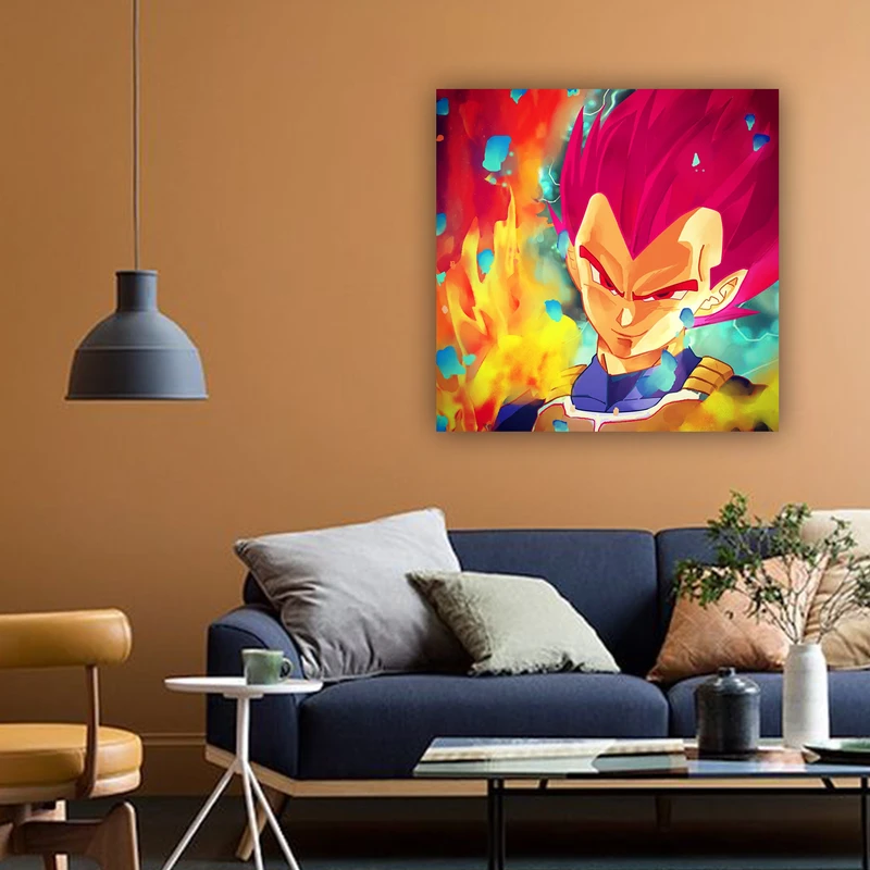 تابلو شاسی طرح Vegeta Red کد 137