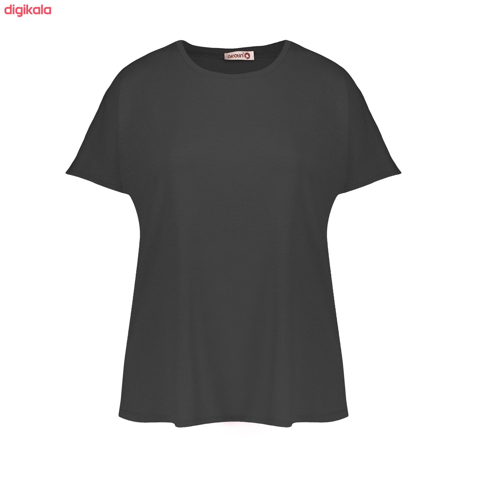  تی شرت زنانه افراتین کد 7509 رنگ مشکی