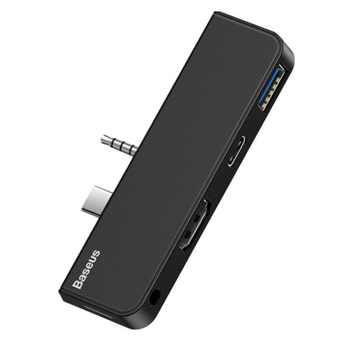 هاب USB-C چهار پورت باسئوس مدل CAHUB_FT01