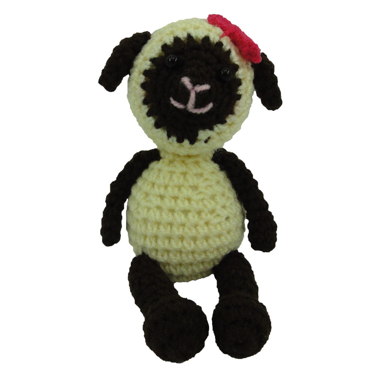عروسک بافتنی طرح گوسفند کد G1
